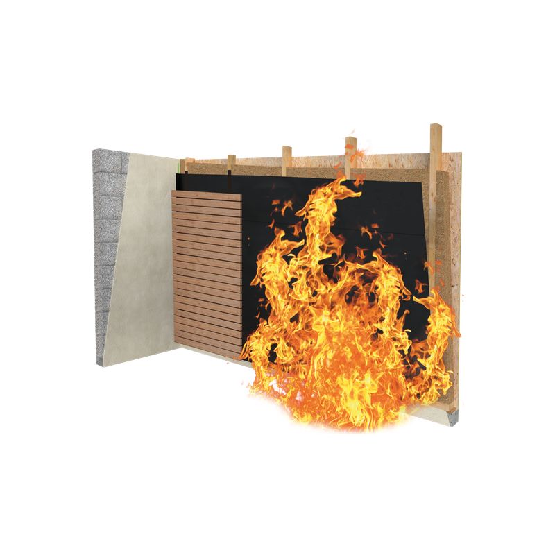 SOLITEX FRONTA QUATTRO FB 150-50 Ecran pare-pluie de façade difficilement inflammable Largeur: 150cm, Longueur: 50m 