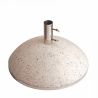 Pied de parasol granit blanc L