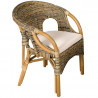 Salon 4 pièces en rotin Mandolino