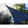 Voile d'ombrage triangulaire avec led ciel étoilé