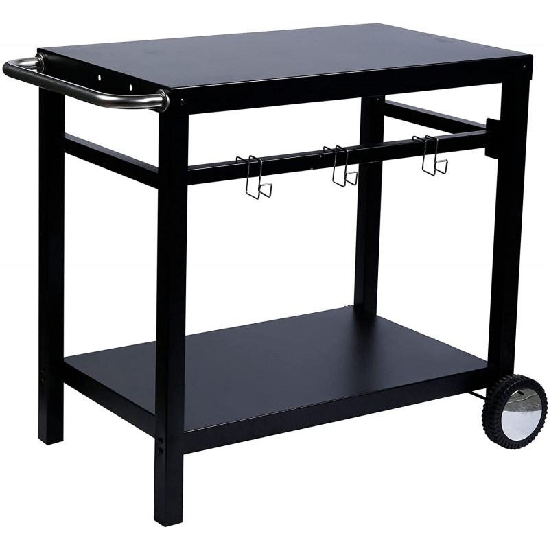 Servante SILVIO chariot extérieur pour barbecue plancha 100x50 Servante SILVIO chariot extérieur pour barbecue plancha 100x50