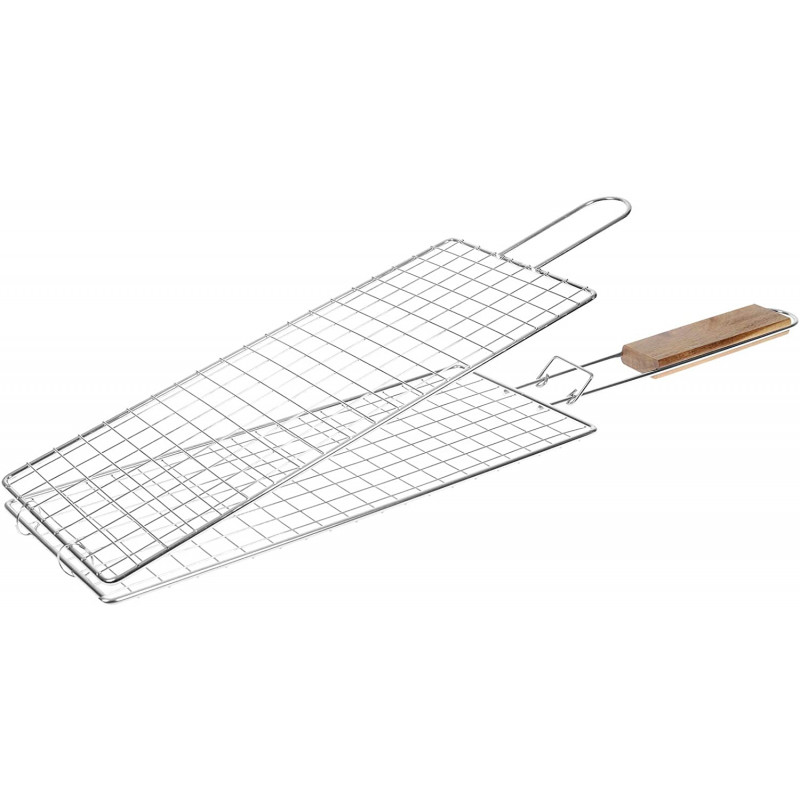 2€39 sur Grille de barbecue ronde avec manche en bois - Accessoires pour  barbecue et fumoir - Achat & prix