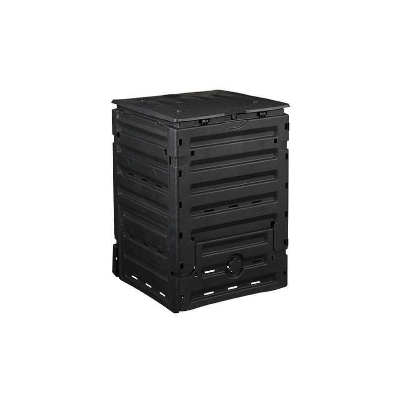 Silo thermocomposteur - PP 300 l noir pliable - H90 x 60 x 60 cm