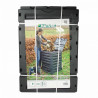 Silo thermocomposteur - PP 300 l noir pliable - H90 x 60 x 60 cm