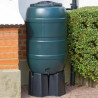 Récupérateur d'eau en forme de tonneau - PE 210 l vert noir - H97 x Ø57 cm