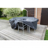 Housse de protection table ronde + chaises - H90 x Ø325 cm