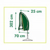 Housse de protection parasol déporté - H302 x Ø25/70 cm