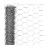 Maille hexagonale en acier galvanisé - 13 mm - 50 cm x 10 m