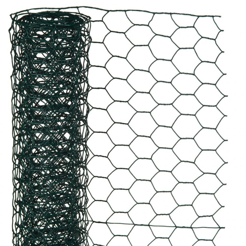 Grillage maille hexagonale galvanisée 13x13mm rlx 0,5x2,5m - le Club