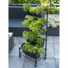 Kit jardin vertical sur chariot mobile - H97 x 44 x 32,5 cm