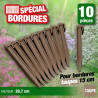 Ancres pour Bordure de jardin - PP recyclé, taupe - H26,7 x 1,9 x 1,8 cm - 10 x