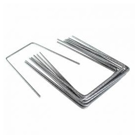 Agrafes métalliques pour fixation au sol - Ø4 mm - H20 x 12 cm - 10 x