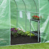 Serre de jardin - tube & connecteur galva - H200 x 350 x 200 cm 7,0 m²