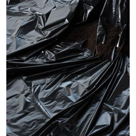 Film de paillage toutes cultures - LDPE noir, 30µ - 1,40 x 5 m