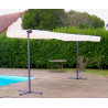 PER 2535 M  / 
Pergola marquise toile extensible 250 x 350 x 220 cm 