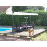 PER 2535 M  / 
Pergola marquise toile extensible 250 x 350 x 220 cm 