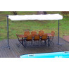 PER 2535 M  / 
Pergola marquise toile extensible 250 x 350 x 220 cm 