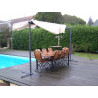 PER 2535 M  / 
Pergola marquise toile extensible 250 x 350 x 220 cm 