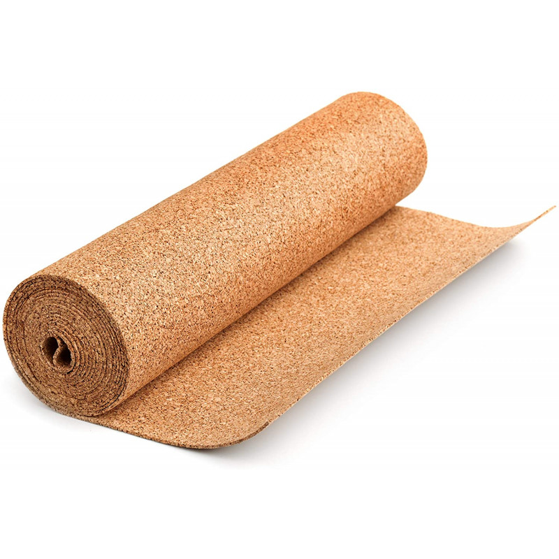 Rouleau Liège naturel 1m x 5m ép.10mm (5m²)