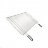 Grille barbecue 67x40 avec poignée anti chaleur