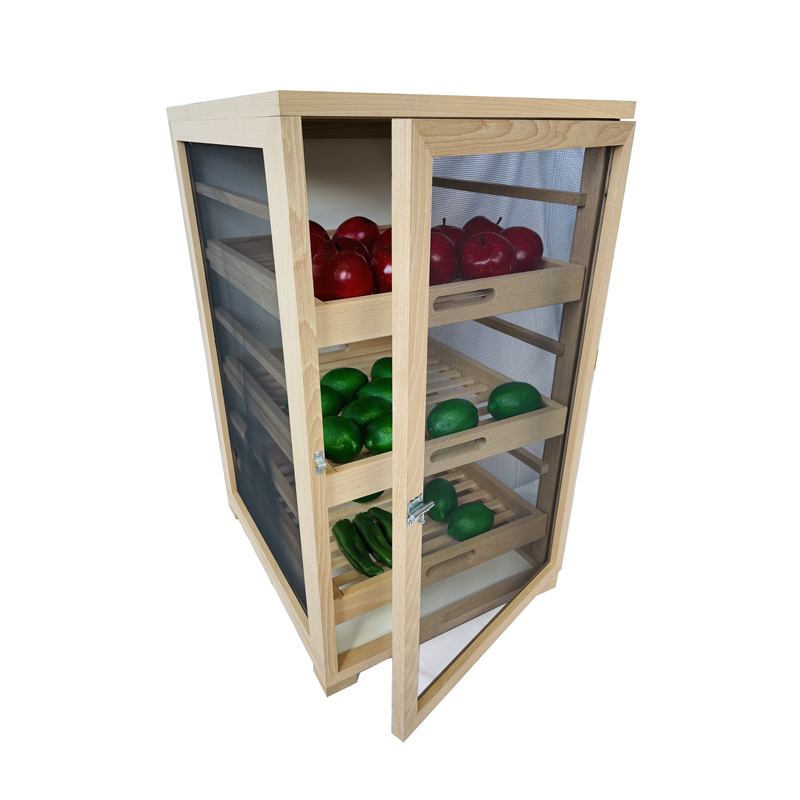 Garde manger légumier fruitier moyen modèle Masy 243 (3 tiroirs bois inclus) Garde manger légumier fruitier moyen modèle Masy 243 (3 tiroirs bois inclus)