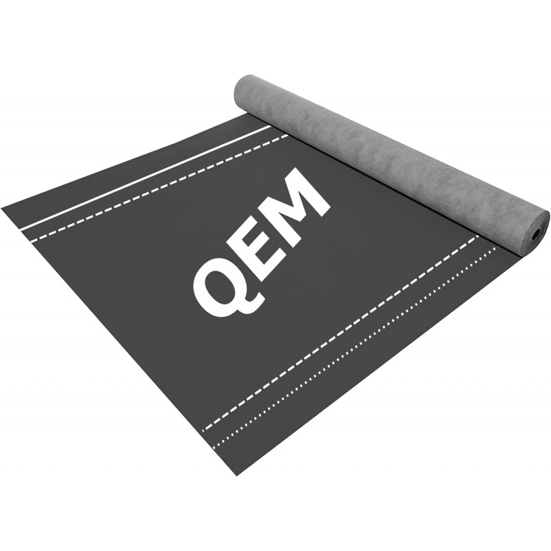 Ecran sous toiture Pare-pluie QEM HPV HYGROV+ Haute résistance UV +150 Long 25m (37,5m²) Ecran sous toiture Pare-pluie QEM HPV HYGROV+ Haute résistance UV +150 Long 25m (37,5m²)
