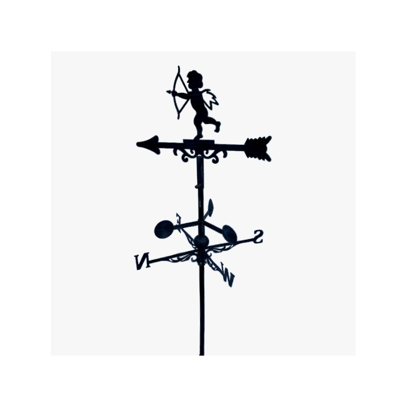 Girouette de toit style flèche modèle Cupidon avec support universel