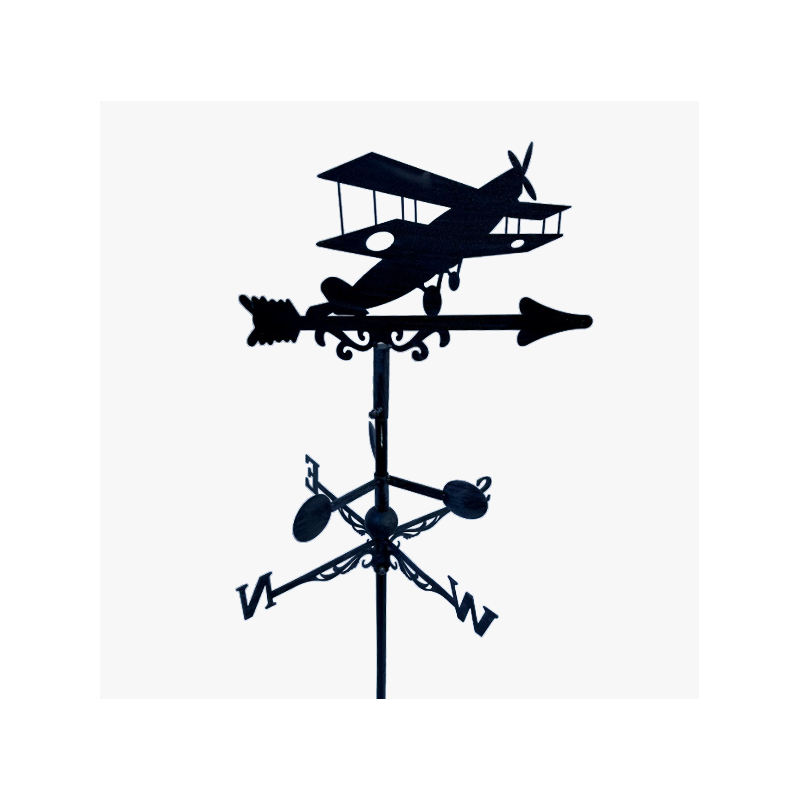 Girouette de toit style flèche modèle Avion avec support universel