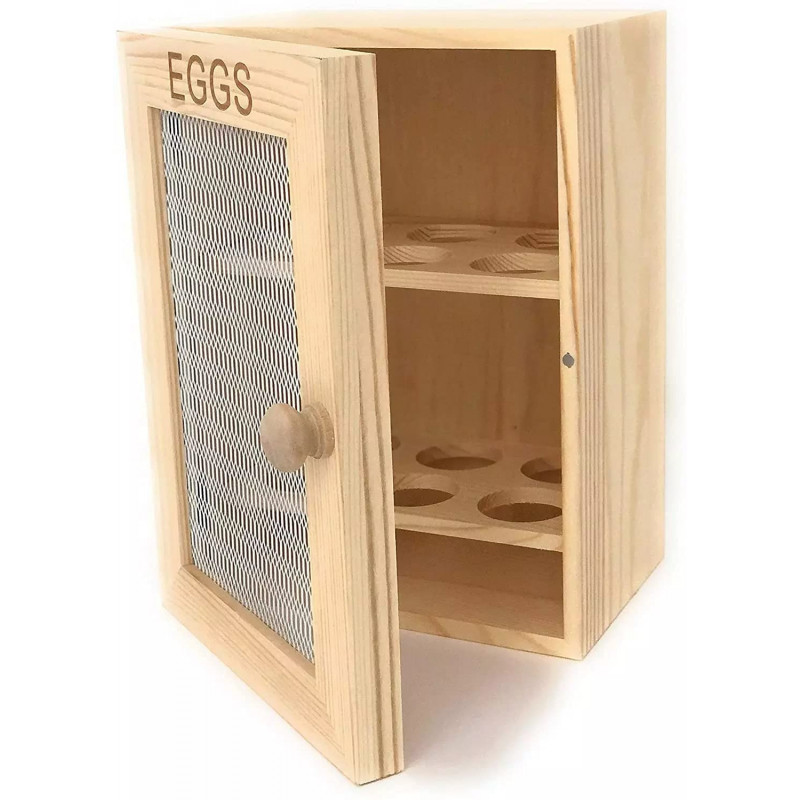 Armoire à oeufs en bois Egg boite à oeuf en bois jusqu'à 12