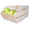 ▷  Caisses fruits et légumes empilables lot de 3 caisses au meilleur prix -  _Garde manger