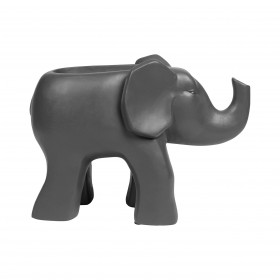 Pot éléphant animal Gris 46.5 x 21 x 33.5 cm