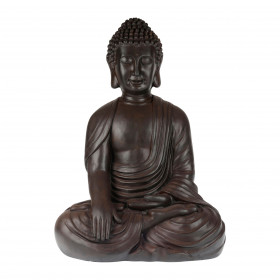 Bouddha assis bouddha Chocolat 47 x 34 x 65 cm