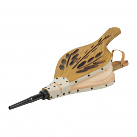 Soufflet de cheminée teinte verni 53 cm