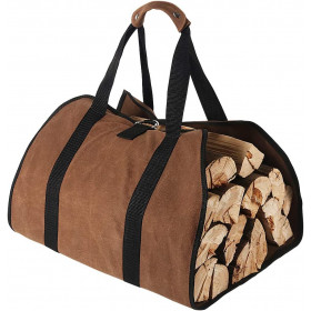 ▷ Grand Sac à bûches droit 99cm x 45.7cm au meilleur prix - Panier à bûches