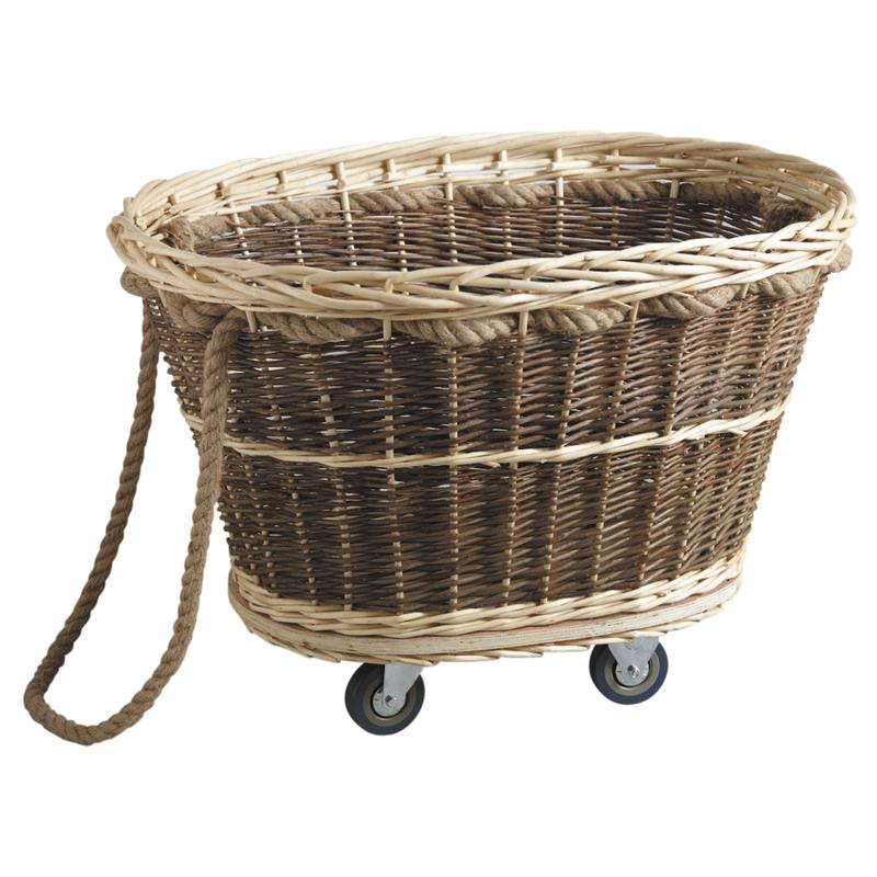 Panier à Buches Avec Roues