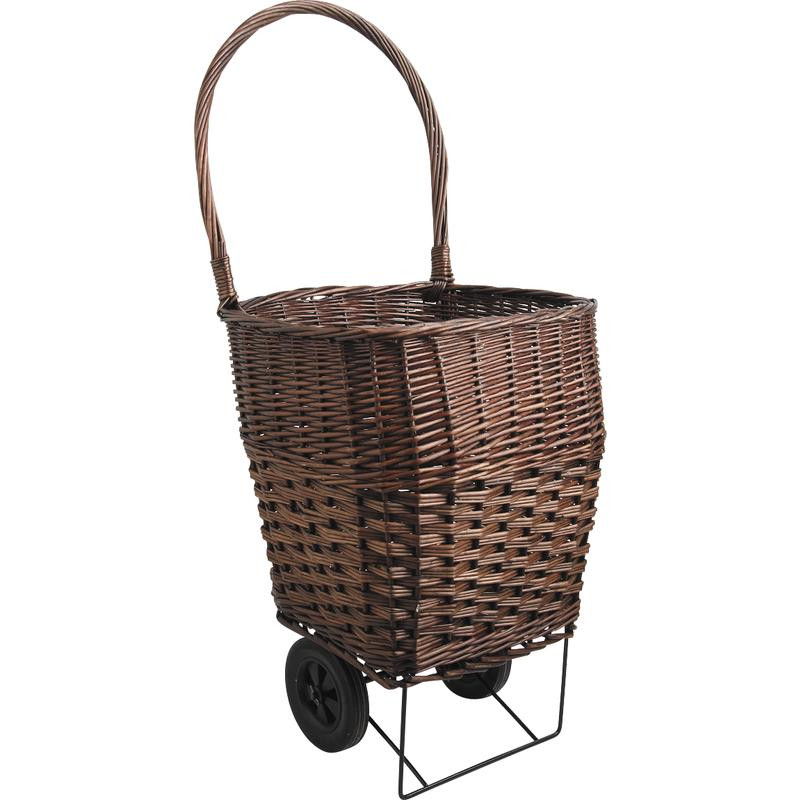 Panier à bûches, porte bûches en Fer forgé coloris Noir - 60 x 45 x