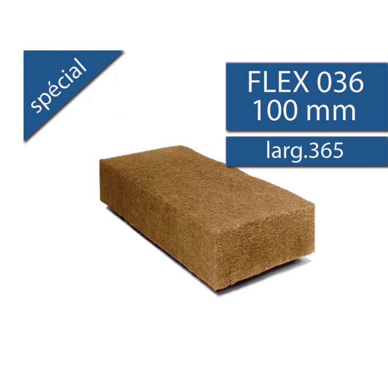 STEICO Flex petit format Largeur 36.5cm Ep.100mm 1220x365 R2.63