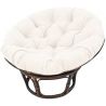 Coussin pour Papasan Blanc standard