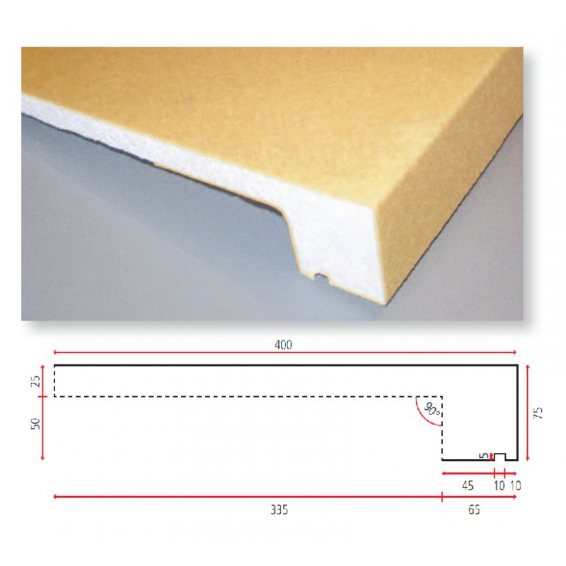 APPUI DE FENÊTRE ISOLANT BAUSTYL FLEX