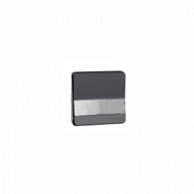 Mureva Styl - Bouton poussoir porte-etiquette - composable - IP55 - IK08 – gris Schneider Electric