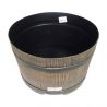 Pied pour récupérateur d'eau en forme de barrique (wiskey, 50 l) – PE brun - H20 x Ø40 cm
