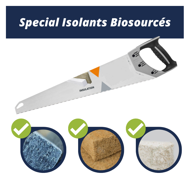 Scie BAHCO pour isolant chanvre, lin, fibre de bois + Affuteur au — free download