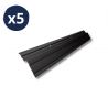 Profils de fixation PE pour membrane de fondation. Barre de 2ml. LOT DE 5 UNITES