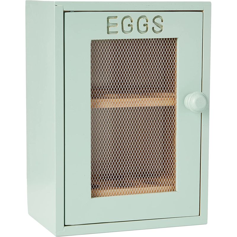 Armoire à oeufs en bois - Egg Cabinet boite à oeuf en bois jusqu'à 12 oeufs - Eviter le plastique et ranger vos oeufs dans cette