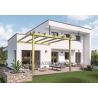 Pergola bois adossée LLORET 510x300cm MADERLAND