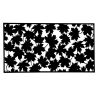 Décoration murale feuille rectangulaire 60cm Noir Esschert Design