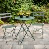 Chaise bistrot métal vert Esschert Design BV