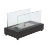 Cheminée de table rectangulaire bioéthanol Noir Esschert Design BV