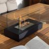 Cheminée de table rectangulaire bioéthanol Noir Esschert Design BV