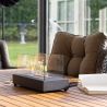 Cheminée de table rectangulaire bioéthanol Noir Esschert Design BV